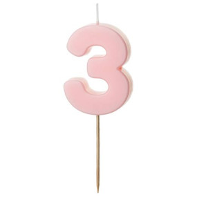 Vela 3 ROSA BEBÉ
